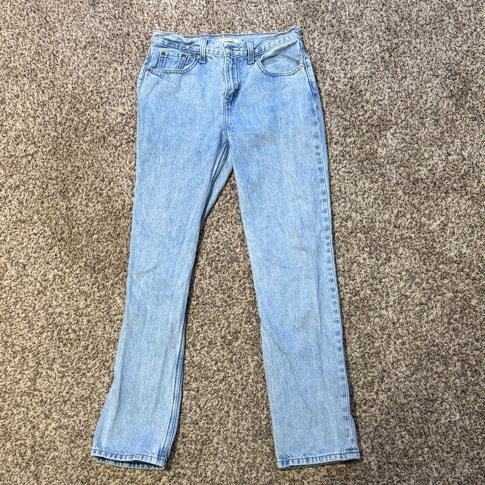 Levi's Light Blue Denim Jeans with Brown Patch